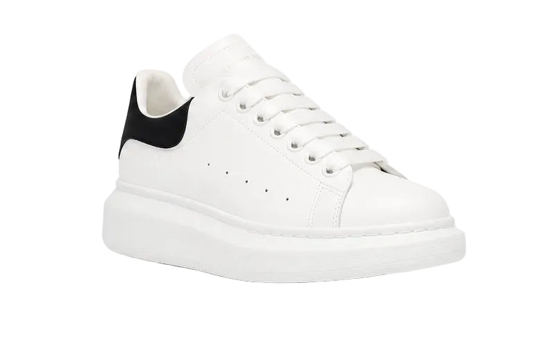Alexander McQueen white sneaker three-quarter view