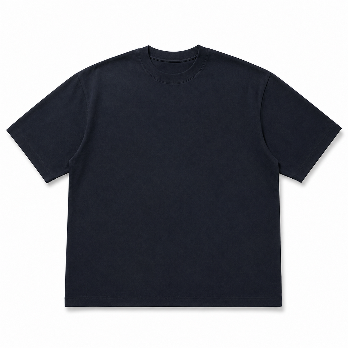 Black box fit T-shirt front view